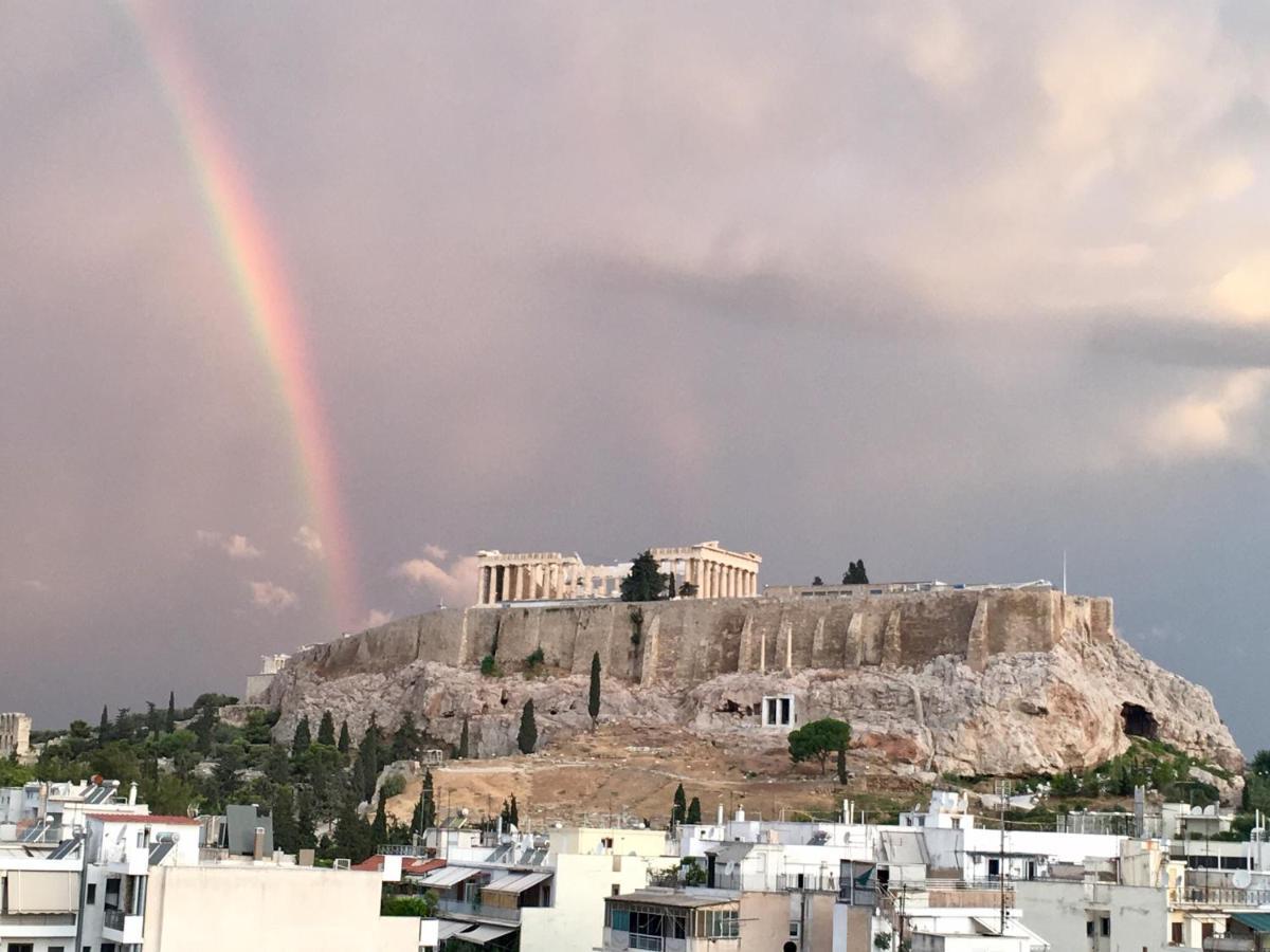 Bright Apartment With Stunning Acropolis Views! Sg5 アテネ エクステリア 写真