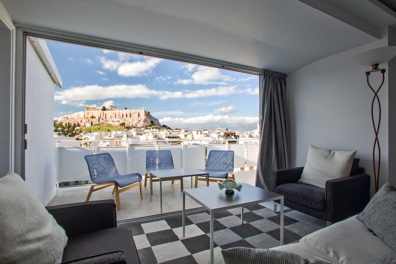 Bright Apartment With Stunning Acropolis Views! Sg5 アテネ エクステリア 写真